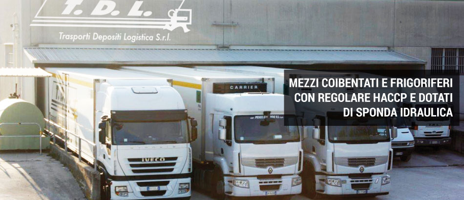 Trasporti a temperatura controllata di merci deperibili per il settore alimentare
