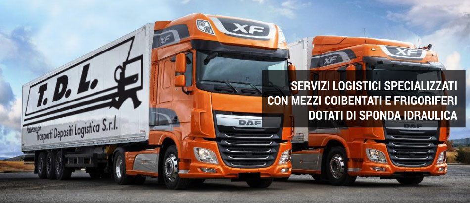 Trasporti a temperatura controllata di merci deperibili per il settore alimentare